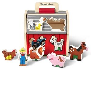 Melissa & Doug Red Barn Farm Sorting Set